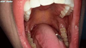 Karly Salinas close up GIANTESS VORE! Throat and uvula views! ASMR - MOV