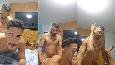 Eu e meu primo sozinho, arrombei cu dele