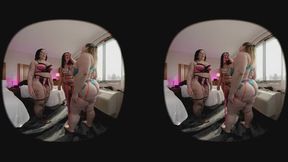 BlushTV: Bunny De La Cruz, Thunda, Goddess Naughtia - How Many Inches?