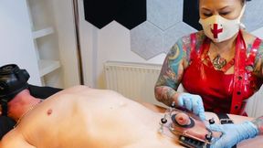 Urethral sounding, ball crushing, orgasm denial