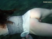 Young sluts swim naked and alone