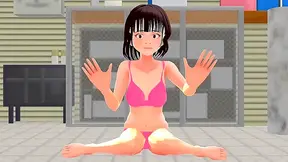 Toyota's Anime Chick Shakes Juicy Assets in Pink Bikini Slideshow