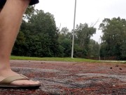 Ginger dick out in public