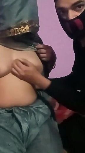 Cum in Face:- Indian Stepmom Fucking with Her Stepson and Cum in Face
