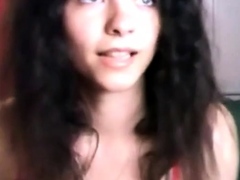 Busty Camgirl's Private Striptease Show!