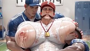 The Boys on the Team Fucked and Rubbed the Trans Coach's Pussy. Ftm Hentai Animation