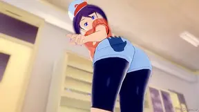 Busty Anime Babe Takes Huge Cock in Steamy 3D Encounter