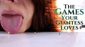 The Games Your Giantess Loves 4k (vore, nipple play, buttcrush, pussy play)