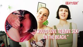 Ersties - Hot Lesbians Sally &amp; Delfine Do Naughty Things In a Room