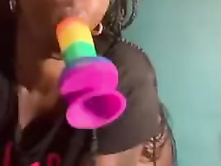 JUICY THYCC Practicing Sucking Deep