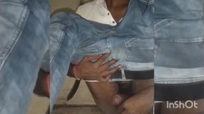 This video is mine and I am sitting inside the bathroom and doing master talk.