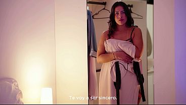 Neighbor's big booty MILF gives a sloppy blowjob and invites you to her bed