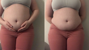 Pregnant Belly: First Trimester