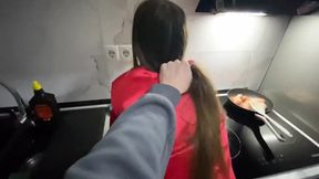 Hot Stepsis Served As My Sex Dish In Reverse Cowgirl