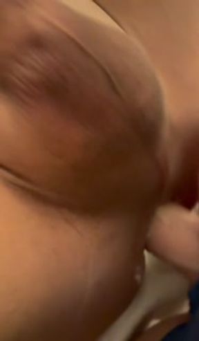 I made him moan while I gaped his ass