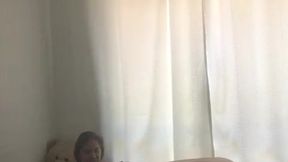 two latinas fingering their beautiful pussies watching lesbian porn