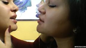 Paola and Cauanny savor each kiss - Hot Brazilian Girls