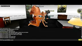 Paige's 3D Anime 3-Way Adventure With Game Characters IMVU Style