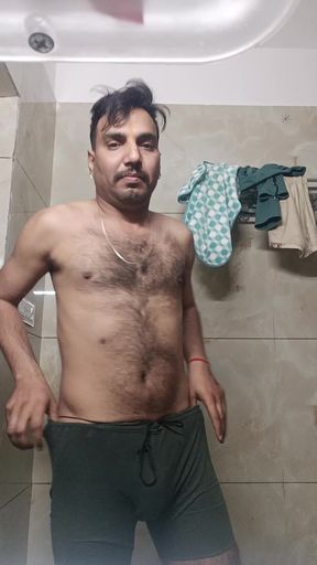 Indian Desi Man show masterbating and sucking with neighbour