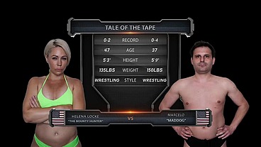 Helena Locke vs Marcelo Mixed Wrestling