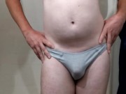 Sissy Chrissy in San Diego Pulls Down Her Panties