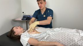 Nurse Bunny Gets a Gyno Exam Side View 4K