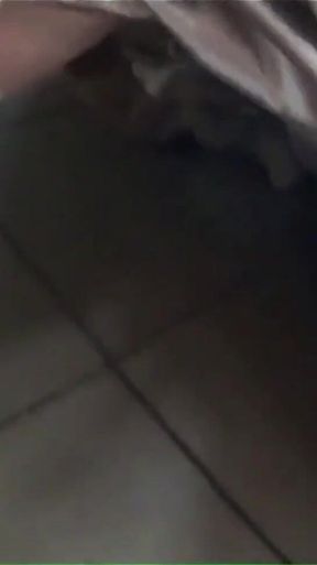 Golden Dress, Fur & Smoking Hairy Pussy, Deep Blowjob & Hard Doggy on a Freezer