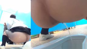 Strange asian teen 18+ piss