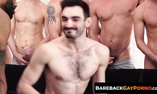 Braxton Cruz & Eddie Patrick destroy Jack Aries' holes in wild interracial orgy