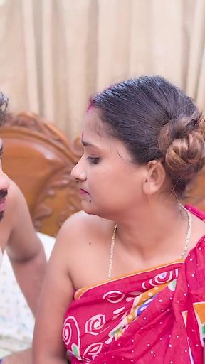 Captivating moment from &quot;Desi Dirty Sexy Milf KaamwaliBai StarSudipa Fucked By Two House Owner For Threesome anal sex (&quot;