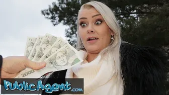 Blonde Czech Alexa Bold Gets Outdoor Deepthroat and Doggy Fuck in Public Basement