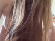 Donut Blowjob Mukbang POV AMWF Creampie Fucking