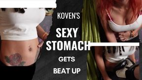 Koven's Sexy Stomach Gets Beat Up (4k)