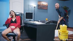 ”Enticing bitch Katana Kombat rides huge dick in the office”