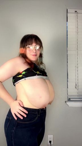 Big Titty MILF Jumps Around