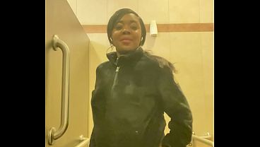 Walmart Public NIP SLIP Flashing &amp_ Peeing Desperation