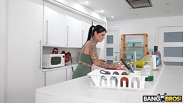 Tattooed Maid Loves Anal