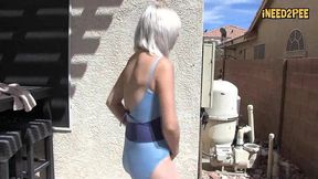 pornstar alessandra noir pissing her swimsuit