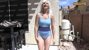 pornstar alessandra noir pissing her swimsuit