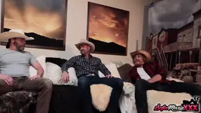 Busty Cowgirl Sofie Marie Ass Fucked by Cowboys