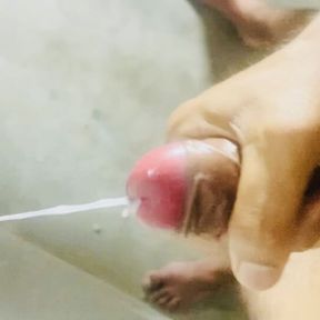 Indian desi boy masturbating in his home.