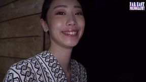 Elegant Gulp Night with a Craving Single Mom Savoring Warm Essence Under the Open Sky Ep-3