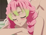 Demon Slayer Mitsuri Kanroji hentai anime cartoon Naruto Tanjiro doggystyle creampie milf sex parody