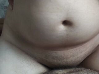 Trying to impregnate corpulent teen PAWG gal. cumming in her womb!