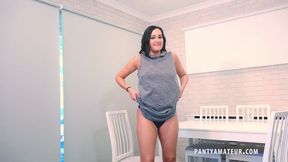 20230509 - PA Bonnie Bellotti – Shiny blue satin panties - 1080 HD