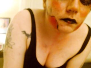 Painted Slut Eats Aphrodesiac Then Ruins Its Makeup-Unedited