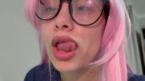 Awesome Spitting Mouth Latina Ebony Big Mouth