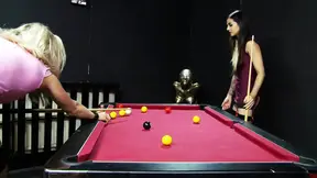 Young blonde and brunette suck cock in turn