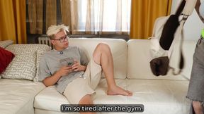 Step Mom�s Jeans Rip & Step Son Fucks Her Hard