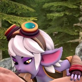 LOL Yordle Sucking A Big Cock